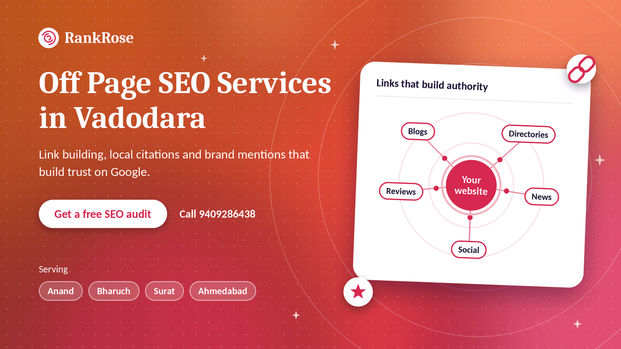 Off Page SEO Services in Vadodara – Build Authority and Rank Higher on Google