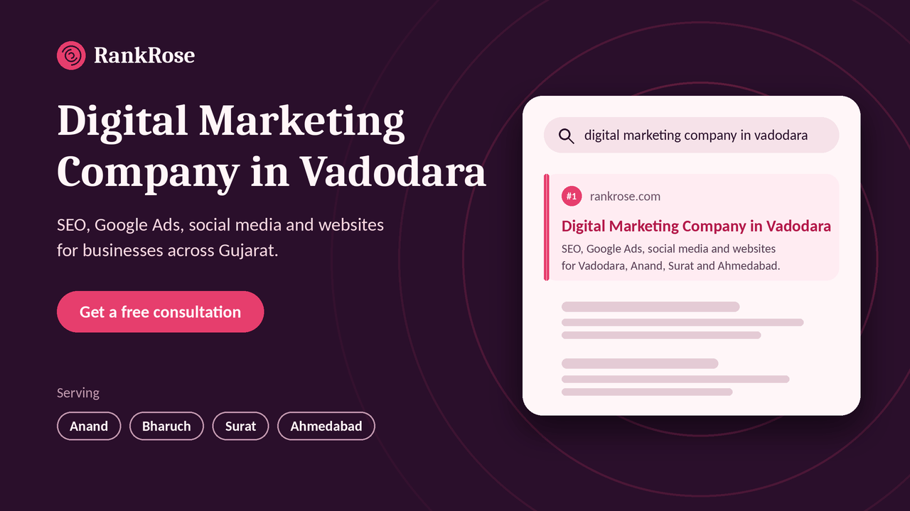 Digital Marketing Company in Vadodara – Grow Your Business Online