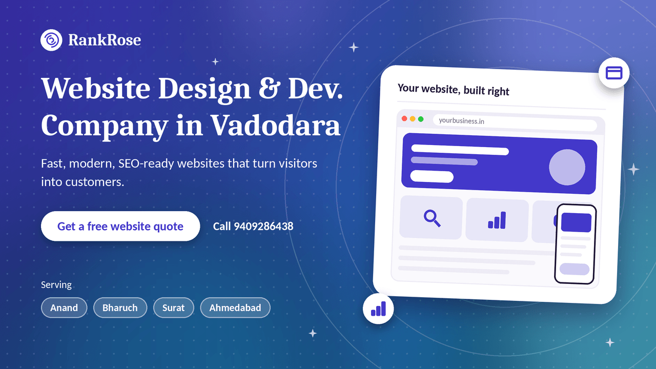 website design development vadodara