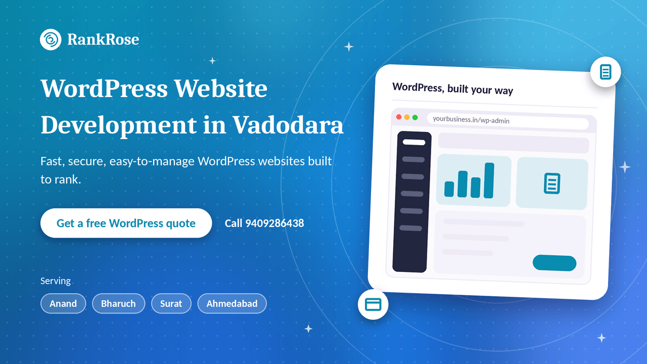 wordpress website development vadodara